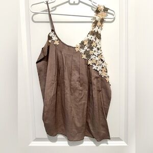 Annie Havlicek Floral Detail Tank